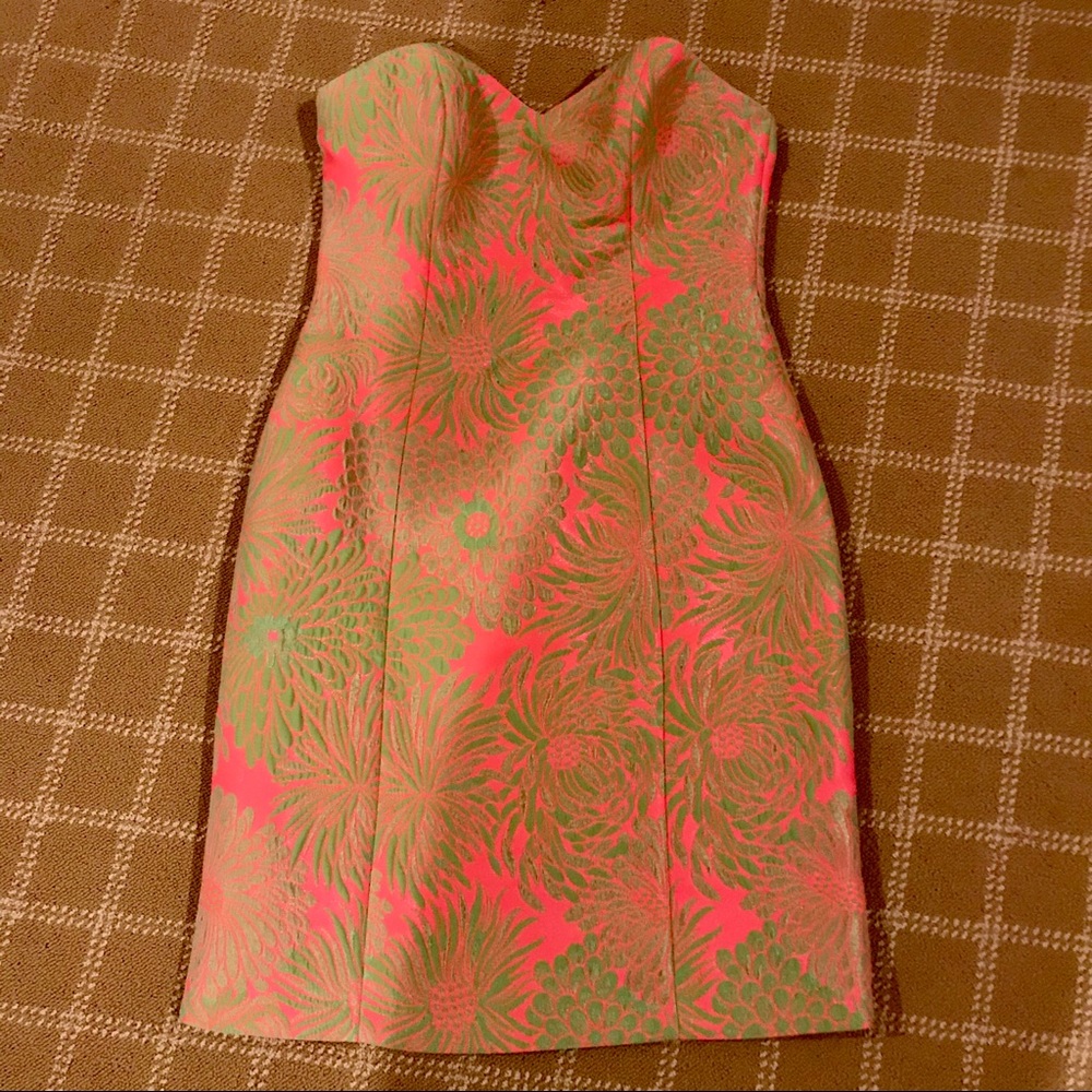 Milly Strapless Cocktail Dress